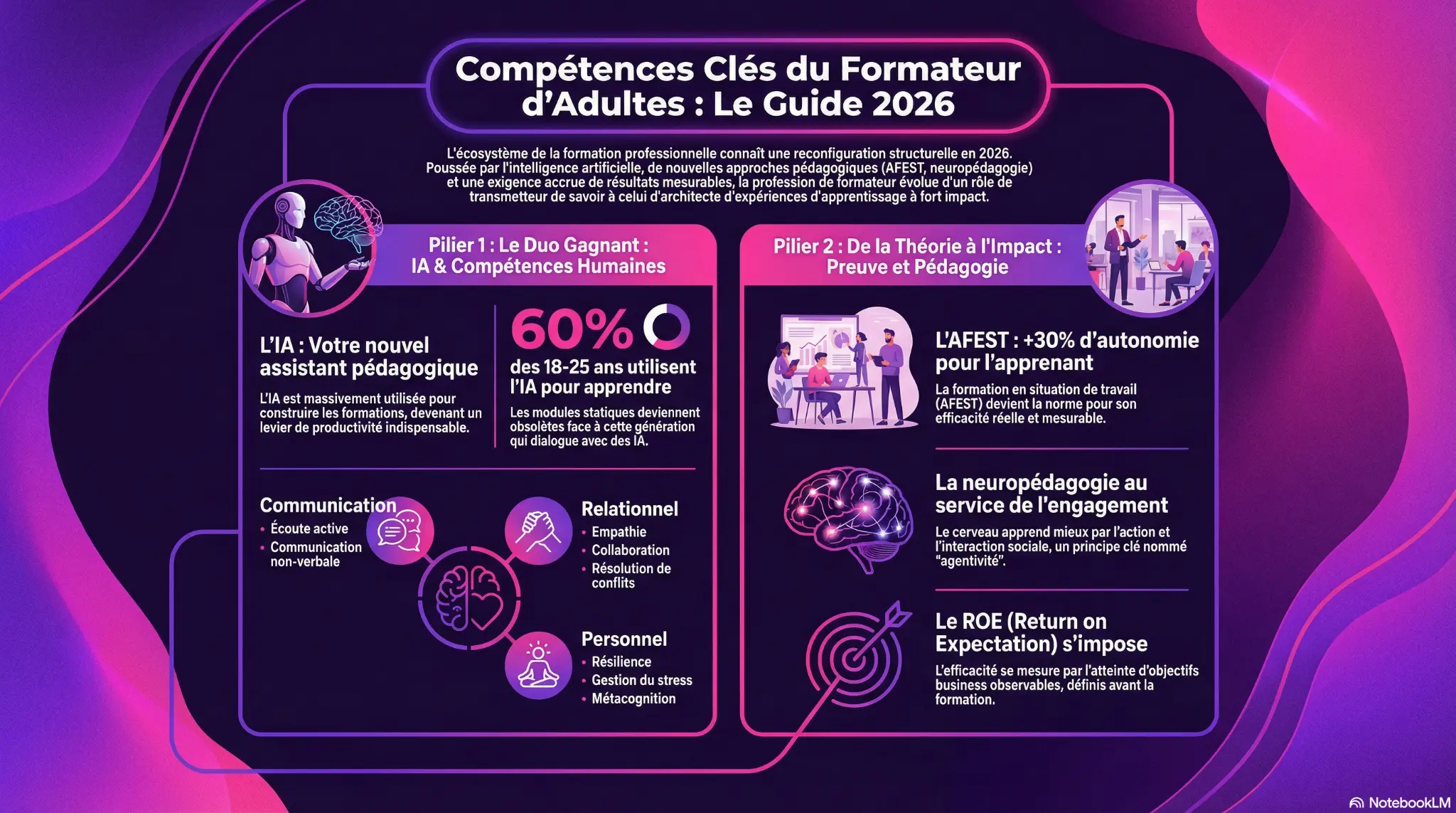 Compétences clés du formateur d'adultes : le guide complet 2026
